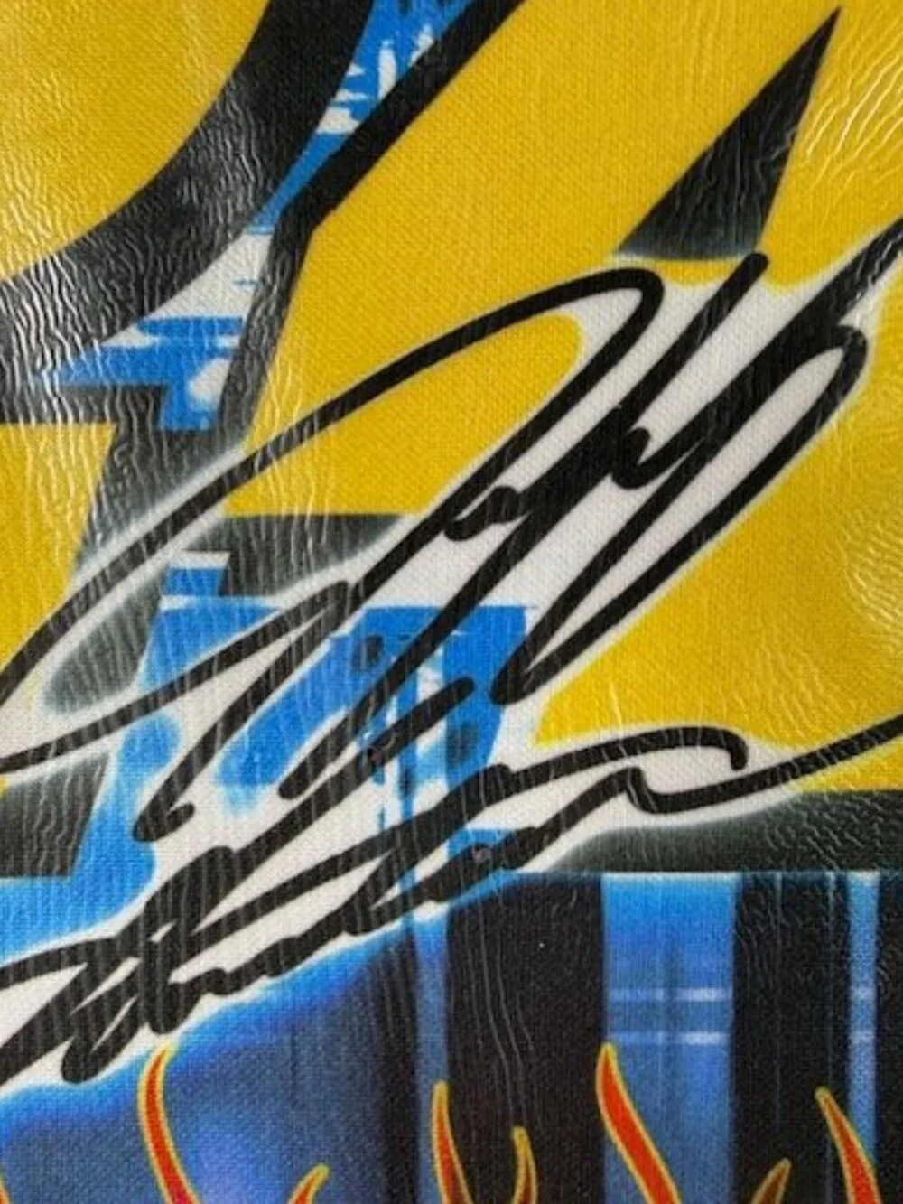 Vintage NASCAR Jeff Gordon Signature 24 Flames Mousepad